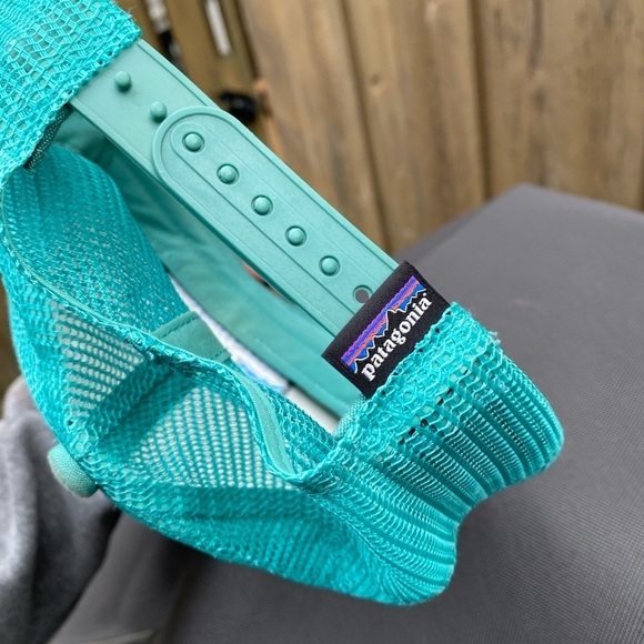 Patagonia P-6 Trucker Hat Blue - Picture 8 of 10